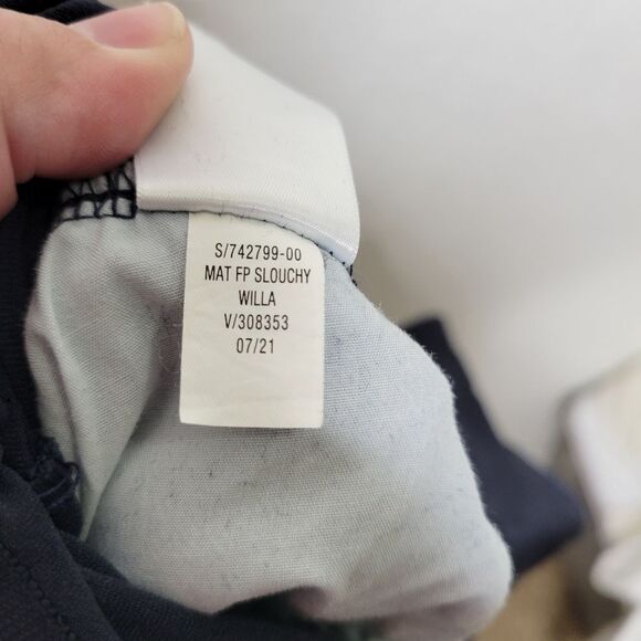 Old Navy Size 18 Dark Wash Full Panel Maternity Slouchy Straight Jeans - Picture 10 of 10